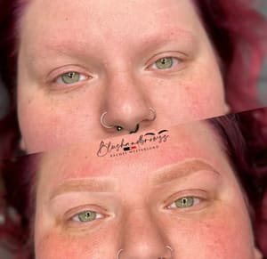 Eyebrow Tattoo result by Blushandbrowss in Rahway, NJ