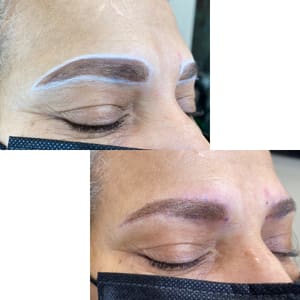 Eyebrow Tattoo result by Blushed in Long Island City, NY