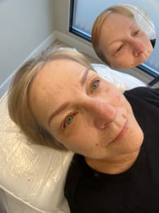 Eyebrow Tattoo result by Blushed Studios in Lindenhurst, NY