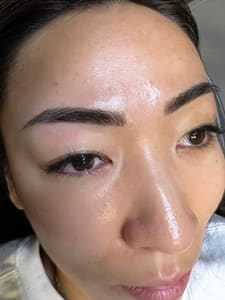 Eyebrow Tattoo result by Blushing Studio in Bellevue, WA