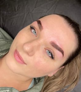 Eyebrow Tattoo result by Bobo’s Esthetics in Seattle, WA