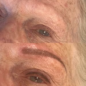 Eyebrow Tattoo result by Bodacious Beauty Bar in Great Falls, MT