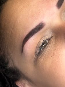 Eyebrow Tattoo result by Bodacious Beauty Bar in Great Falls, MT