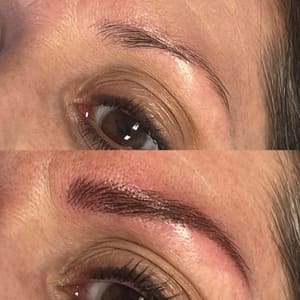 Eyebrow Tattoo result by Bodacious Beauty Bar in Great Falls, MT