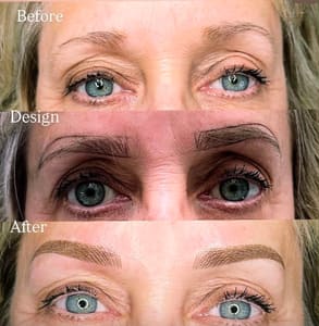 Eyebrow Tattoo result by Body and Brows by Ana in Yardley, PA