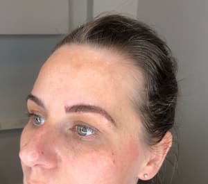 Eyebrow Tattoo result by Body Be Dazzled (Face & Body Art) in Plano, TX