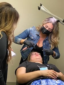 Eyebrow Tattoo result by Body Lab Enhancements & Training Academy in Sacramento, CA