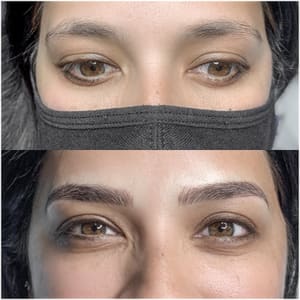 Eyebrow Tattoo result by Bohemian Aesthetic Atelier in Sacramento, CA