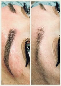 Eyebrow Tattoo result by BOHO BROWS Microblading in Wilkes Barre, PA
