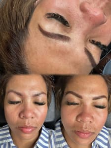 Eyebrow Tattoo result by Bold & Beauty Co. in Sherman, TX
