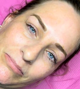 Eyebrow Tattoo result by Bomb BAE Beauty Studio / Permanent Make Up in Round Rock, TX
