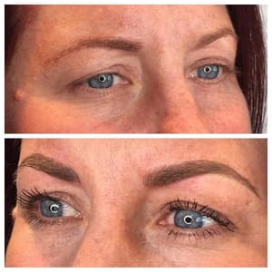 Eyebrow Tattoo result by Bombshell Beauty and Brow in Spokane Valley, WA