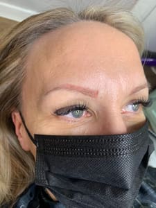 Eyebrow Tattoo result by Bombshell Beauty and Brow in Spokane Valley, WA