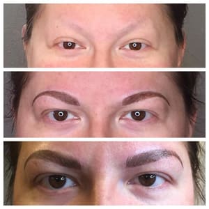 Eyebrow Tattoo result by Bombshell Beauty and Brow in Spokane Valley, WA