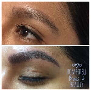 Eyebrow Tattoo result by Bombshell Brows and Beauty in Winter Park, FL
