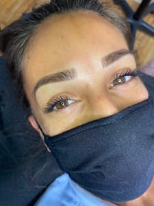 Eyebrow Tattoo result by Bombshell Brows By Danielle in San Bernardino, CA