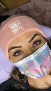 Eyebrow Tattoo result by Bombshell Brows By Danielle in San Bernardino, CA