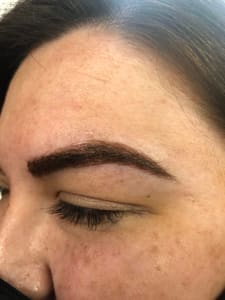 Eyebrow Tattoo result by Bombshell Brows by Whitney in Pamplico, SC