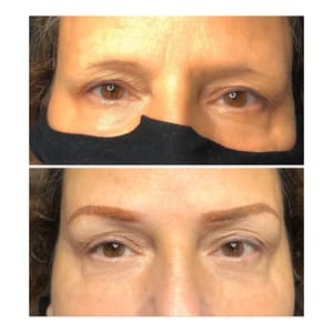 Eyebrow Tattoo result by Bombshell Brows by Whitney in Pamplico, SC