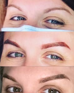 Eyebrow Tattoo result by Bombshell Brows by Whitney in Pamplico, SC