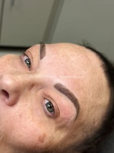 Eyebrow Tattoo result by Bombshell Brows & Permanent Cosmetics-Microblading in Oklahoma City, OK