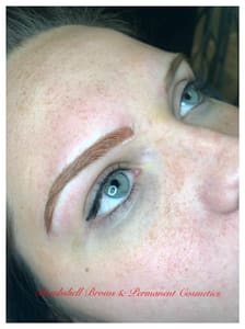 Eyebrow Tattoo result by Bombshell Brows & Permanent Cosmetics-Microblading in Oklahoma City, OK