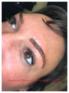 Eyebrow Tattoo result by Bombshell Brows & Permanent Cosmetics-Microblading in Oklahoma City, OK