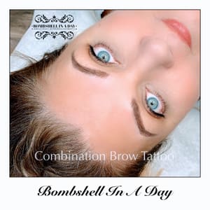 Eyebrow Tattoo result by Bombshell In A Day in St Albans, WV