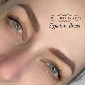 Eyebrow Tattoo result by Bombshell In A Day in St Albans, WV