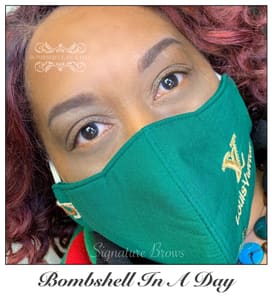 Eyebrow Tattoo result by Bombshell In A Day in St Albans, WV