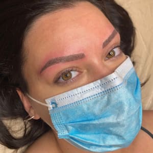 Eyebrow Tattoo result by Bonilla Beauty in Pittston, PA