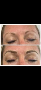 Eyebrow Tattoo result by Bonnie Hall Ink in Haddon Township, NJ