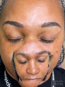 Eyebrow Tattoo result by Bossy Beauté Enhance Bar in Longview, TX