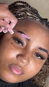 Eyebrow Tattoo result by Boujee Brow Spa in Lauderdale Lakes, FL