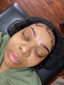 Eyebrow Tattoo result by Boujee Browz & Beauty Bar in New Orleans, LA