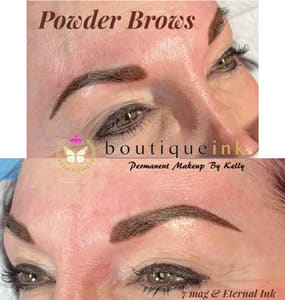 Eyebrow Tattoo result by Boutique Ink in Geneva, IL