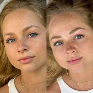 Eyebrow Tattoo result by Bravo Brows, eyebrow and lip micropigmentation in Natick, Massachusetts in Natick, MA