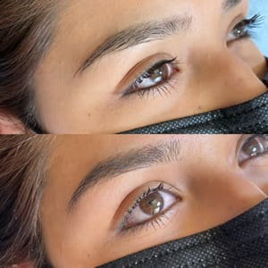 Eyebrow Tattoo result by Brazen Beauty Studio in Puyallup, WA