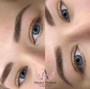 Eyebrow Tattoo result by Brazen Beauty Studio in Puyallup, WA