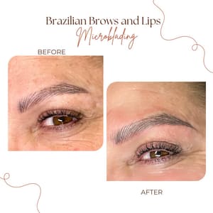 Eyebrow Tattoo result by Brazilian Brows and Lips in Newport Beach, CA