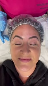 Eyebrow Tattoo result by Brazilian Wax and Skincare by Rose in Douglasville, GA