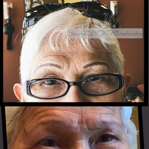 Eyebrow Tattoo result by Bridge Aveda Salon_Microblading and Permanent Cosmetics in Chattanooga, TN