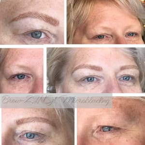 Eyebrow Tattoo result by Bridge Aveda Salon_Microblading and Permanent Cosmetics in Chattanooga, TN