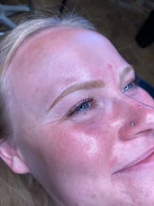 Eyebrow Tattoo result by Britlee Noelle in San Bernardino, CA