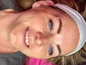Eyebrow Tattoo result by Brooke's Beauty Bar in Miami, OK