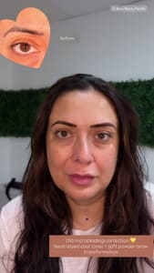 Eyebrow Tattoo result by Brovasta Brows & Academy in Boca Raton, FL