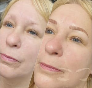 Eyebrow Tattoo result by Brow and Lash by Ash in Rochester, MN