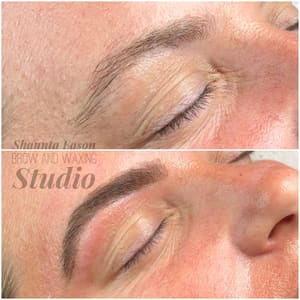 Eyebrow Tattoo result by Brow and Waxing Studio, LLC in Warner Robins, GA