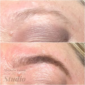 Eyebrow Tattoo result by Brow and Waxing Studio, LLC in Warner Robins, GA