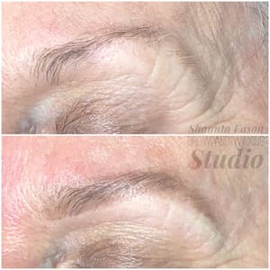 Eyebrow Tattoo result by Brow and Waxing Studio, LLC in Warner Robins, GA